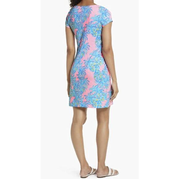 Lilly Pulitzer Womens Brewster Dress Pima Cotton In Pelican Pete Beat The Heat - Picture 2 of 10